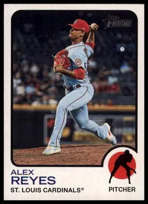 Alex Reyes 2022 Topps Heritage #103 St. Louis Cardinals - Baseball Card Single