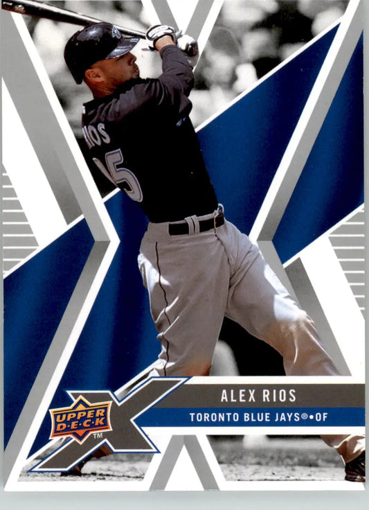 Alex Rios - 2008 Upper Deck X - #98 - Baseball - Baseball Card Single