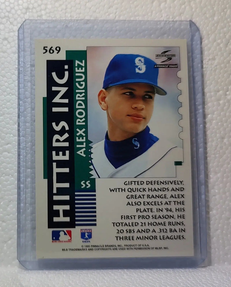 Alex Rodriguez 1995 Score MLB #569 Hitters Inc. Baseball Card Seattle Mariners
