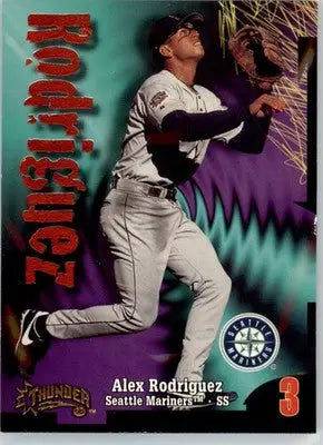 Alex Rodriguez - 1998 Circa Thunder - #3 - Baseball - Baseball Card Single