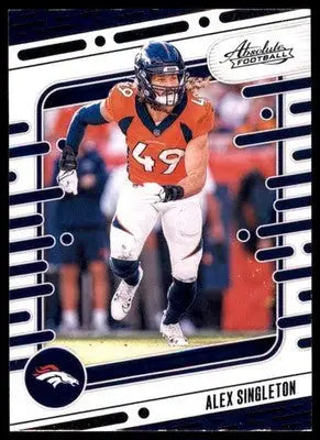 Alex Singleton 2024 Panini Absolute Retail #32 Denver Broncos - Football Card Single