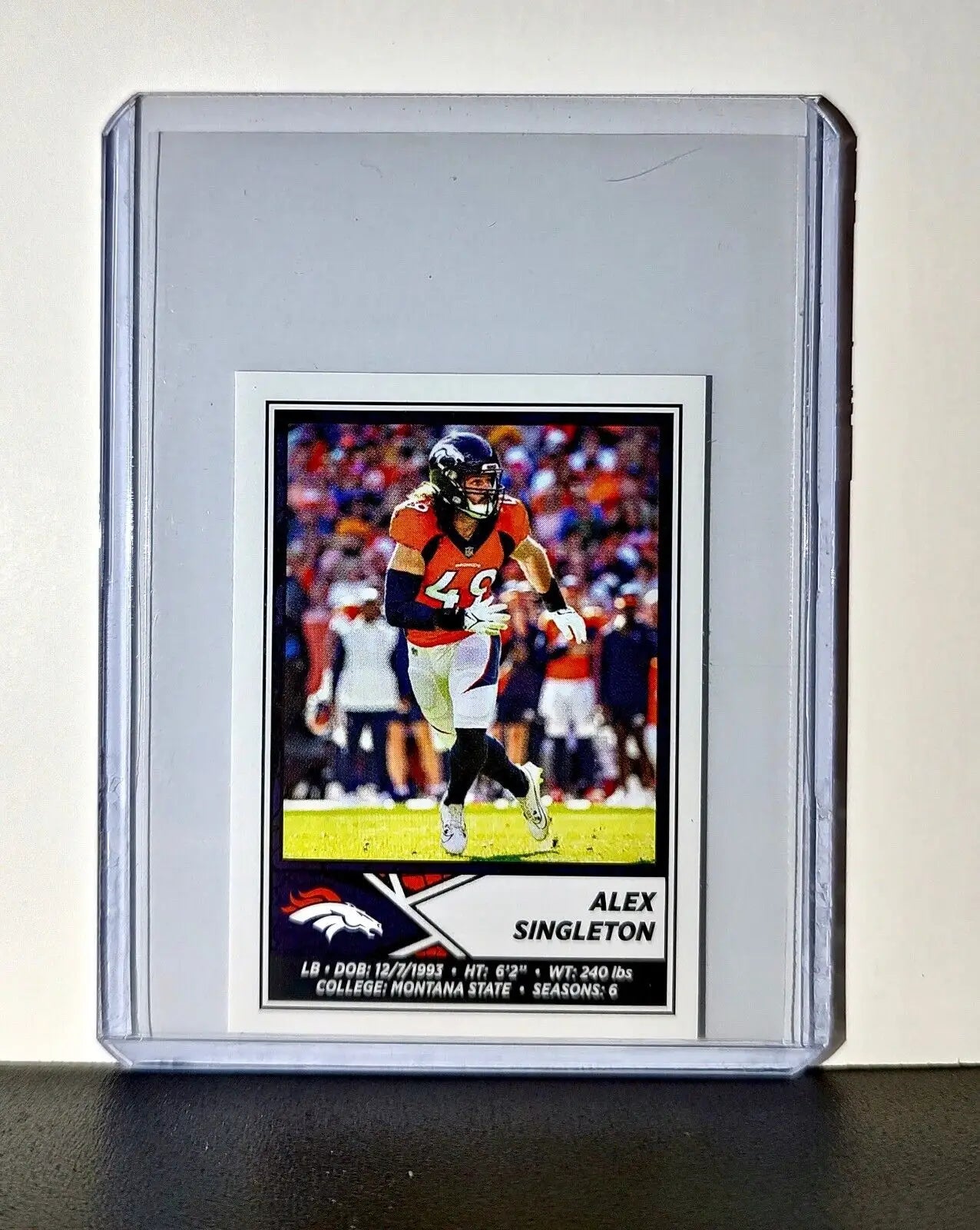 Alex Singleton 2024 Panini NFL Sticker #243 Denver Broncos