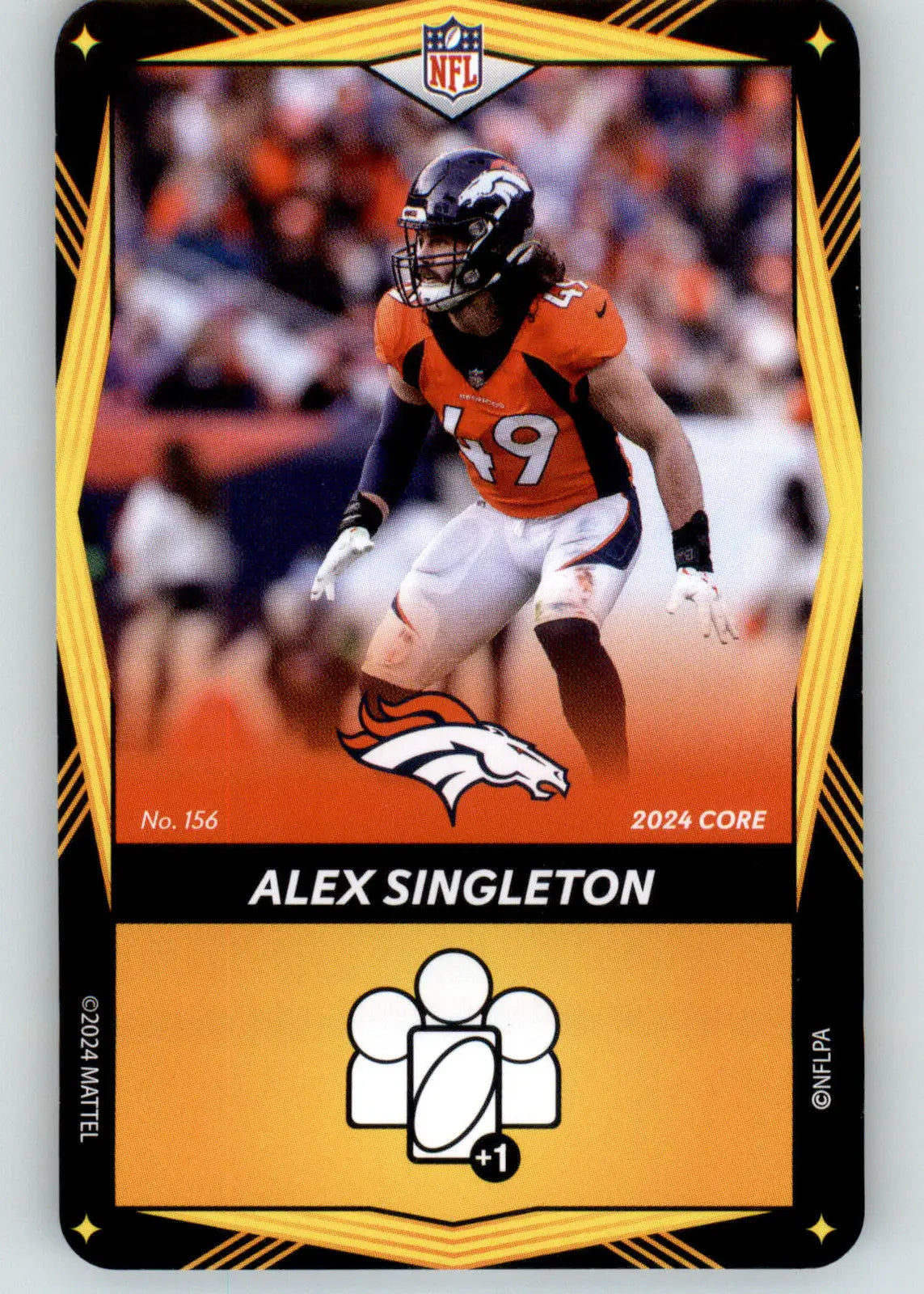 Alex Singleton - 2024 UNO Elite Core Edition - Yellow - #156 - Football - Football Card Single
