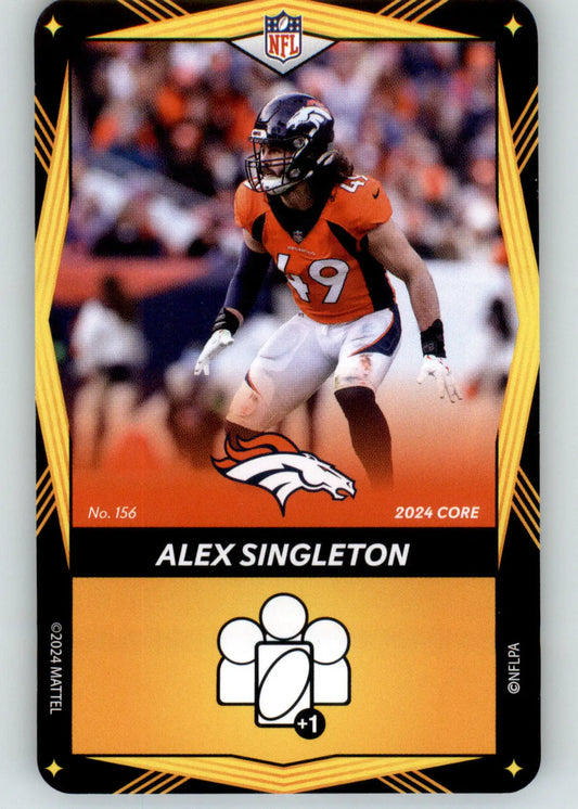 Alex Singleton - 2024 UNO Elite Core Edition - Yellow - #156 - Football - Football Card Single
