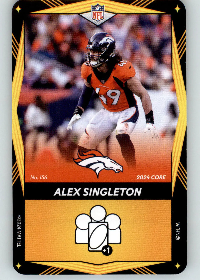Alex Singleton - 2024 UNO Elite Core Edition - Yellow - #156 - Football - Football Card Single