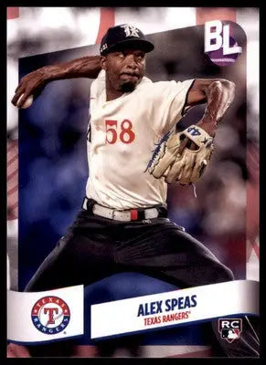Alex Speas Rookie 2024 Topps Big League #195 Texas Rangers - Baseball Card Single