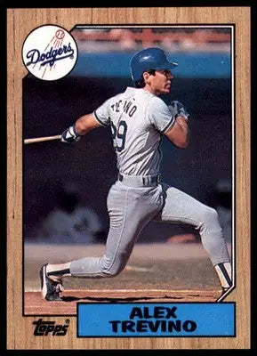 Alex Trevino 1987 Topps #173 Los Angeles Dodgers - Baseball Card Single