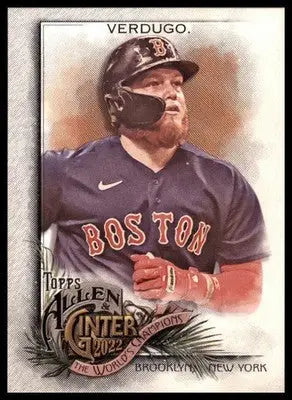 Alex Verdugo 2022 Topps Allen & Ginter #186 Boston Red Sox - Baseball Card Single