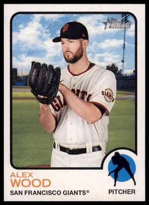 Alex Wood 2022 Topps Heritage #290 San Francisco Giants - Baseball Card Single