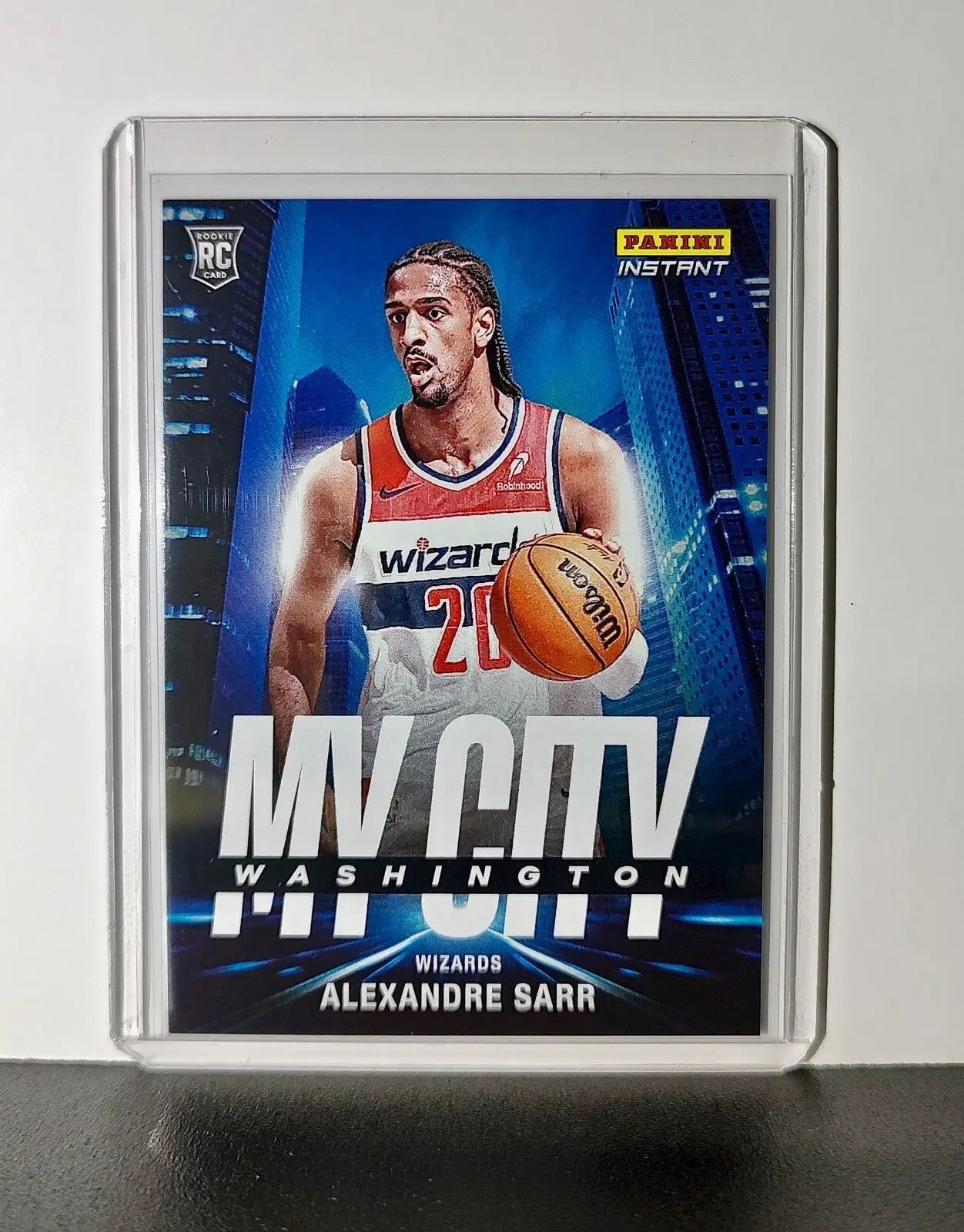 Alexandre Sarr Rookie 2024-25 Panini MyCity NBA #20 Card Wizards 1/268 - Basketball Card Single