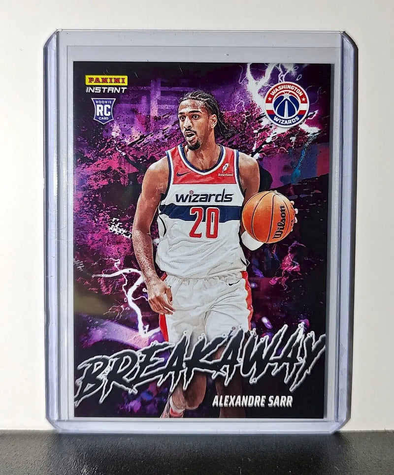 Alexandre Sarr Rookie 2024-25 Panini NBA #2 Breakaway Card Wizards 1/1355 - Basketball Card Single