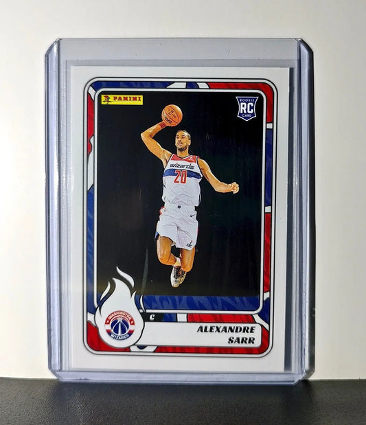 Alexandre Sarr Rookie 2024-25 Panini NBA #84 Sticker Card Washington Wizards - Basketball Card Single