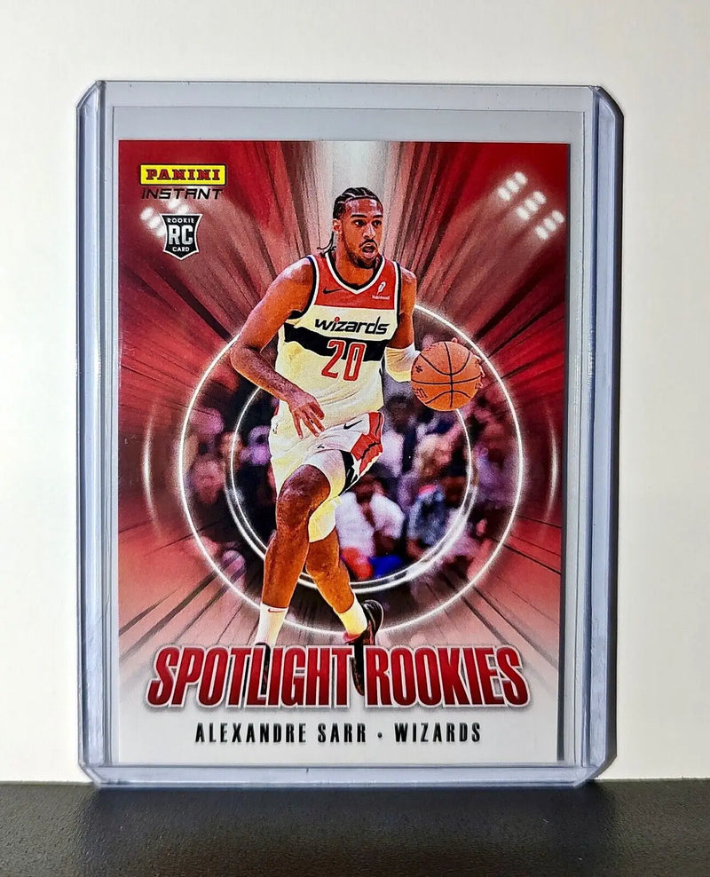 Alexandre Sarr Rookie 2024-25 Panini Spotlight Rookies NBA #2 Wizards 1 of 170