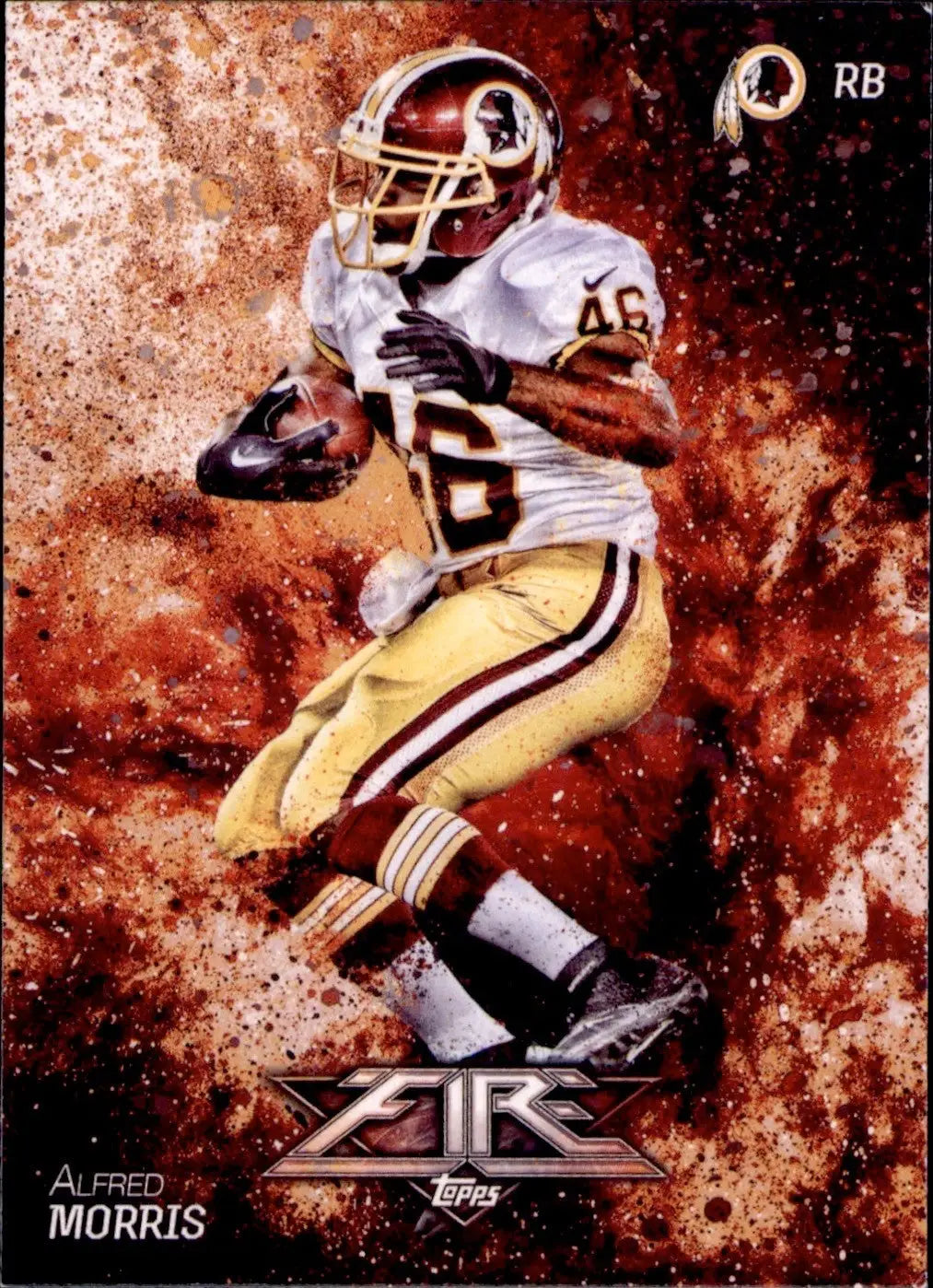 Alfred Morris Washington Redskins Football Card 2014 NFL Sports Topps You Pick - 2014 Topps Fire #79