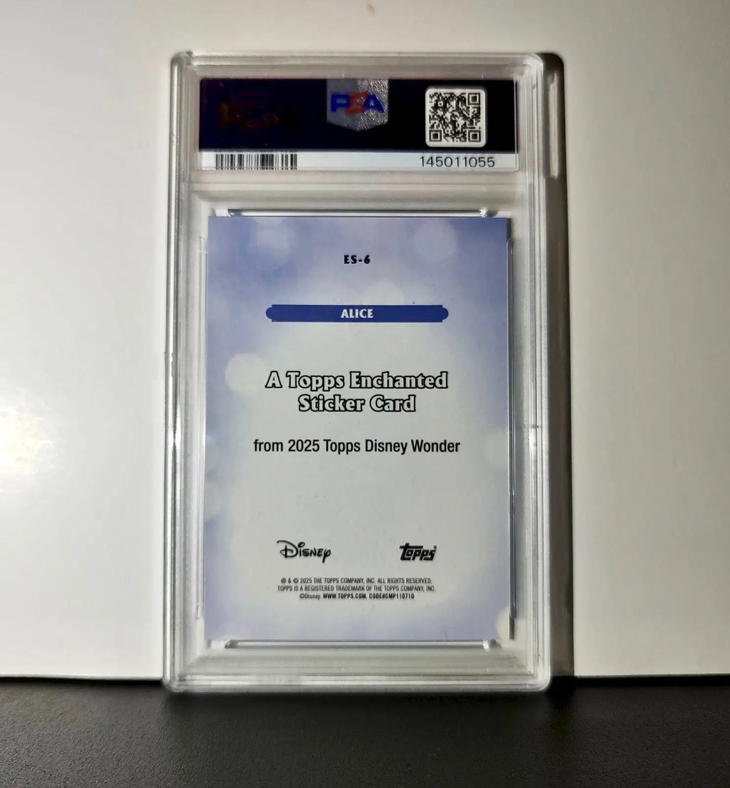 Alice 2025 Topps Disney #ES-6 Enchanted Sticker Card Alice in Wonderland PSA 9 - Non-Sports Card Single