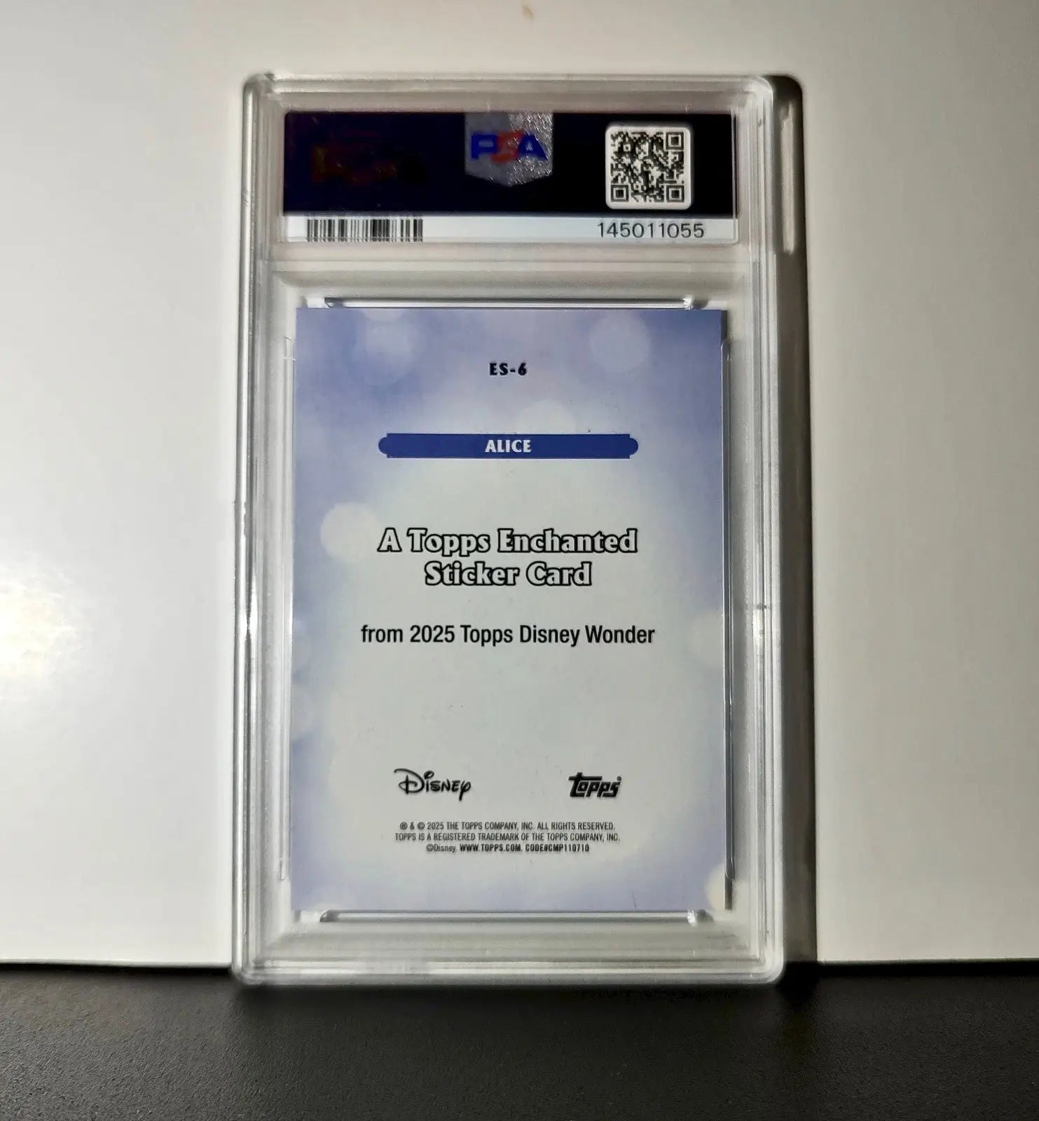Alice 2025 Topps Disney #ES-6 Enchanted Sticker Card Alice in Wonderland PSA 9 - Non-Sports Card Single