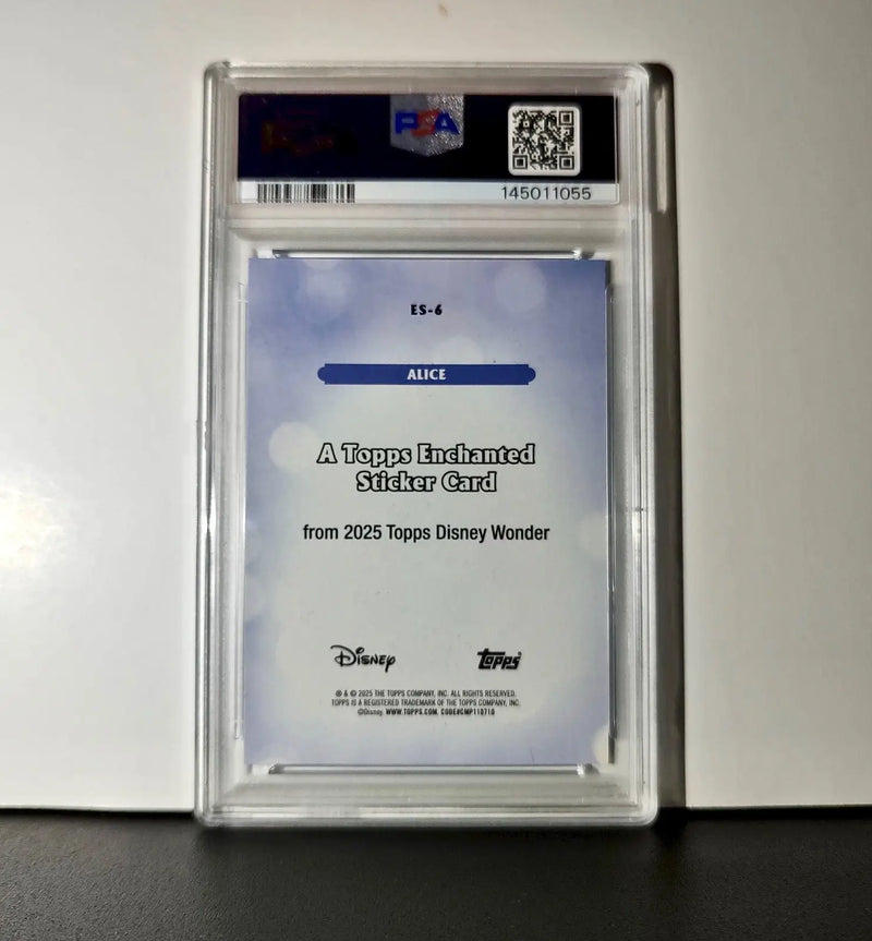 Alice 2025 Topps Disney #ES-6 Enchanted Sticker Card Alice in Wonderland PSA 9 - Non-Sports Card Single