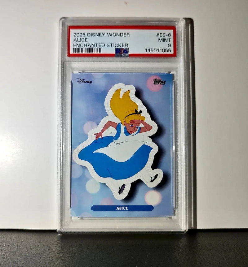 Alice 2025 Topps Disney #ES-6 Enchanted Sticker Card Alice in Wonderland PSA 9 - Non-Sports Card Single