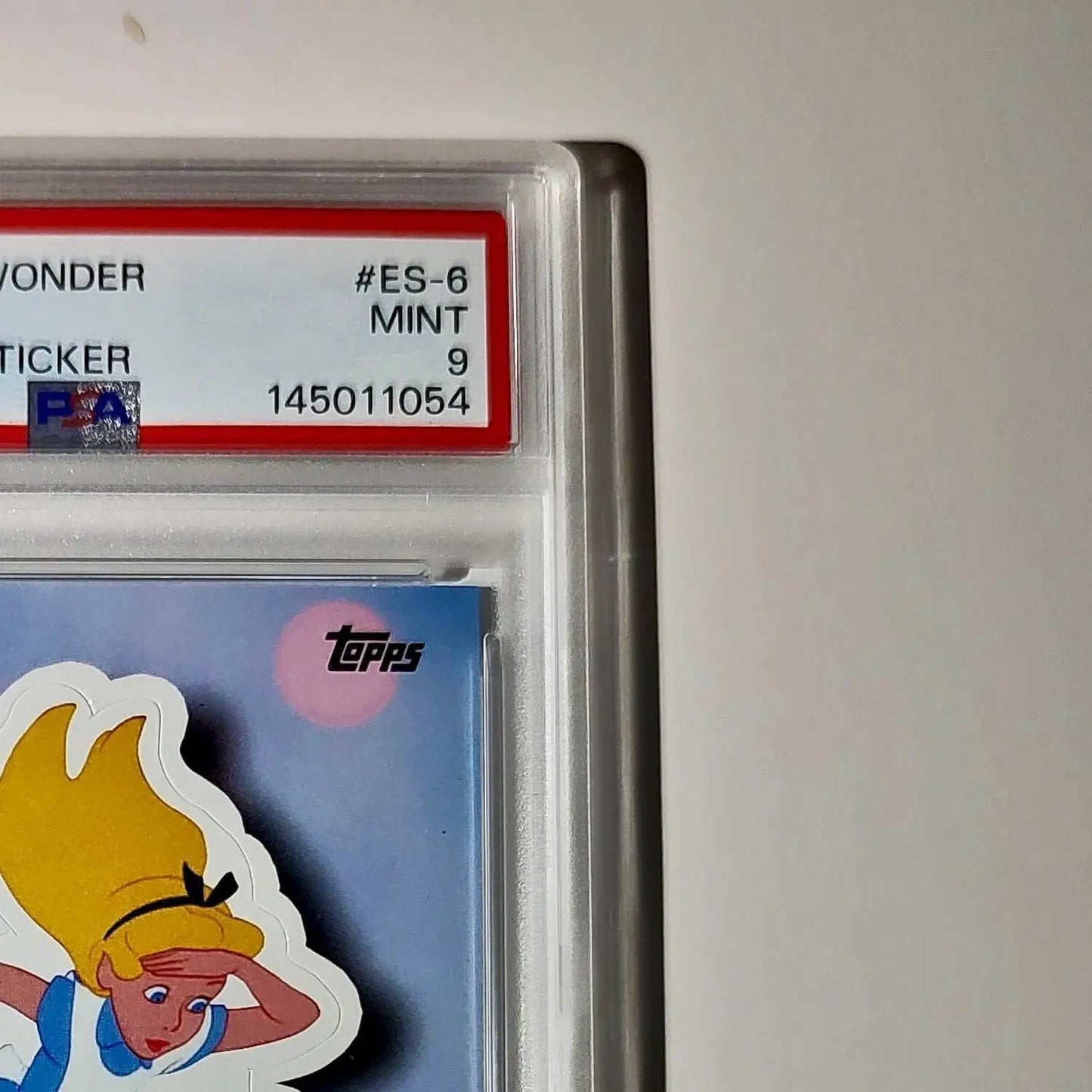 Alice 2025 Topps Disney #ES-6 Enchanted Sticker Alice in Wonderland PSA 9 MT - Non-Sports Card Single