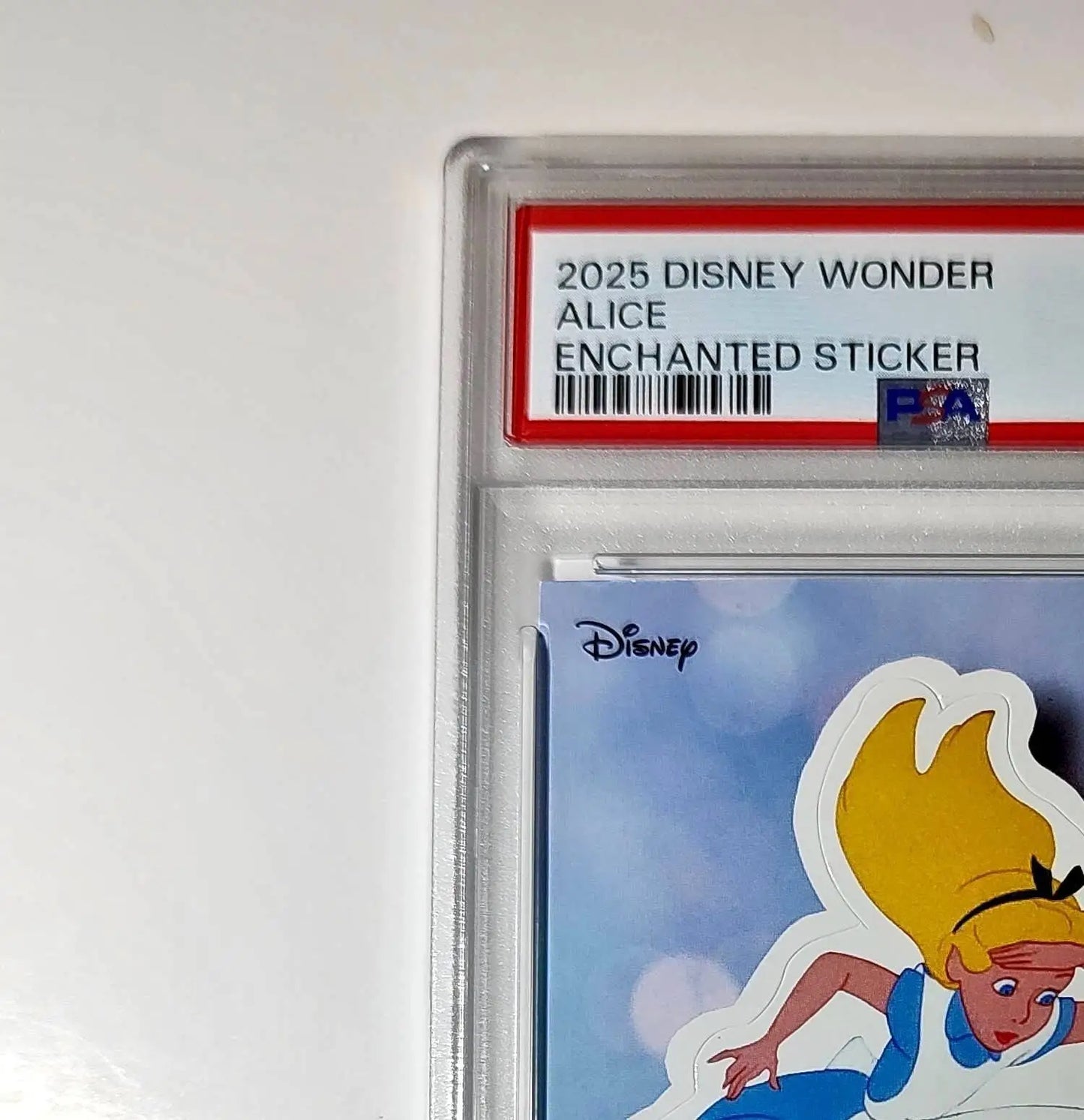 Alice 2025 Topps Disney #ES-6 Enchanted Sticker Alice in Wonderland PSA 9 MT - Non-Sports Card Single