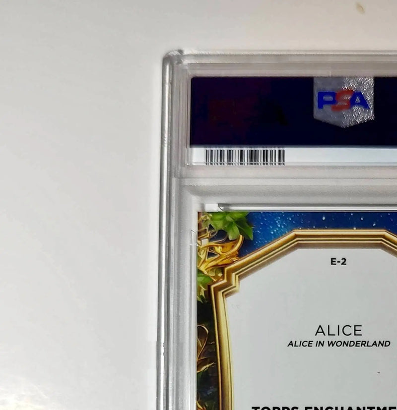 Alice 2025 Topps Enchantments Disney Wonder #E-2 Card Alice in Wonderland PSA 8 - Non-Sports Card Single