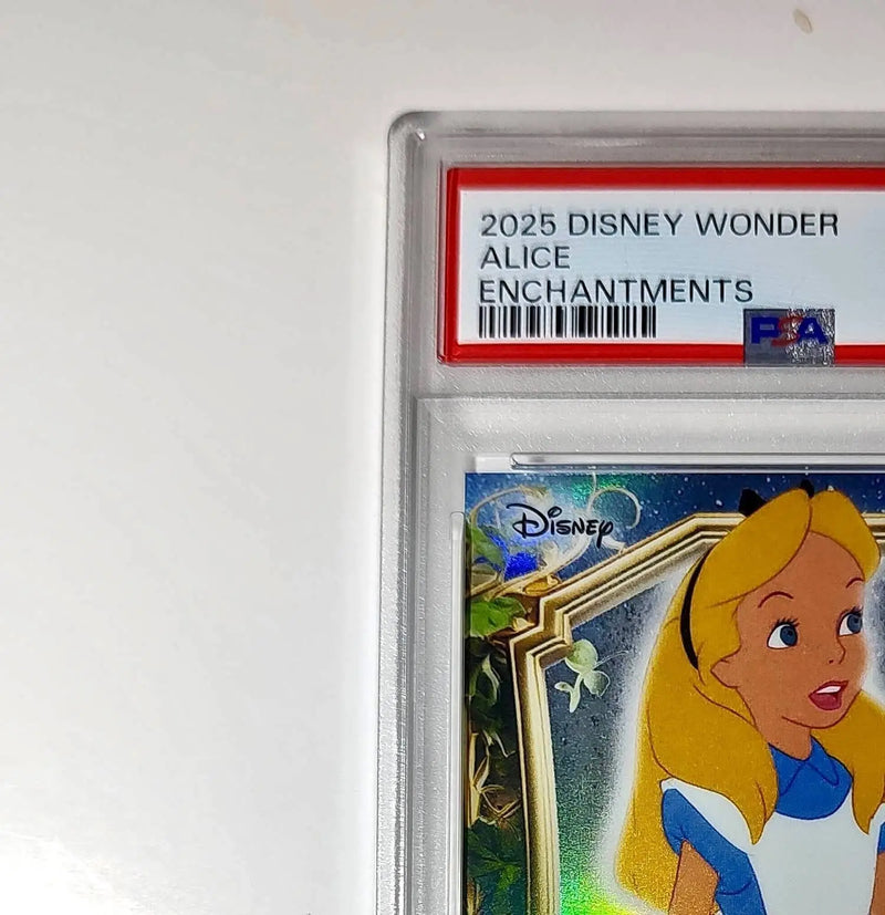 Alice 2025 Topps Enchantments Disney Wonder #E-2 Card Alice in Wonderland PSA 8 - Non-Sports Card Single