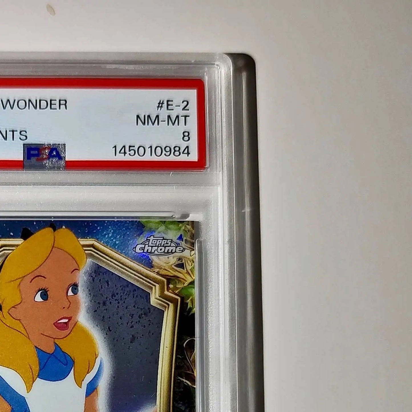 Alice 2025 Topps Enchantments Disney Wonder #E-2 Card Alice in Wonderland PSA 8 - Non-Sports Card Single