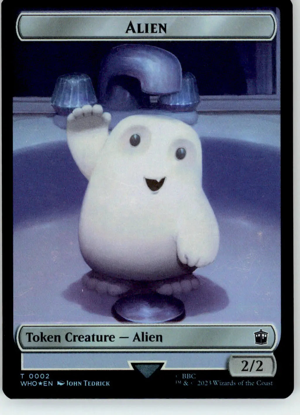 Alien // Dinosaur Token - Universes Beyond: Doctor Who - 2 // 20 - Foil LP Magic - Other