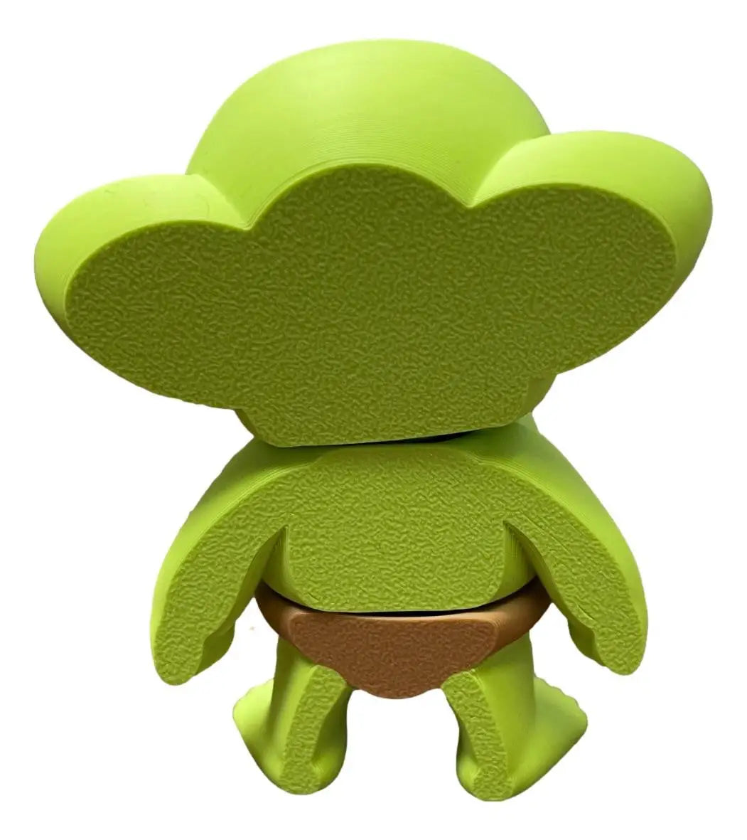 Alien Gnome Figurine 3D Printed Cute Sci-Fi Desk Decor Handmade Collectible