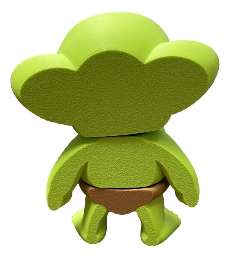 Alien Gnome Figurine 3D Printed Cute Sci-Fi Desk Decor Handmade Collectible