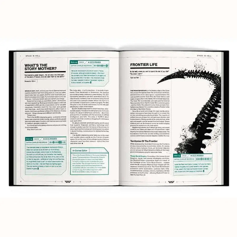 Alien - The Roleplaying Game: Evolved Edition: Core Rulebook - Roleplaying Game Core Rulebook