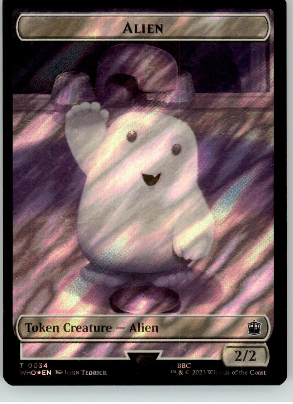 Alien // Treasure Token - Universes Beyond: Doctor Who - 34 // 61 Surge Foil NM - Non-Sports Card Single