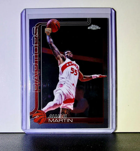 Alijah Martin Rookie 2025-26 NBA Topps Chrome Update #190 Card Toronto Raptors - Basketball Card Single