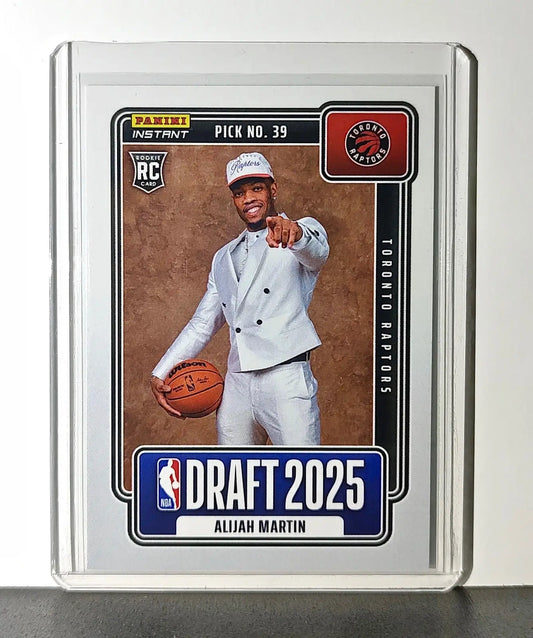 Alijah Martin Rookie 2025-26 Panini NBA #31 Draft Night Card Toronto Raptors - Basketball Card Single