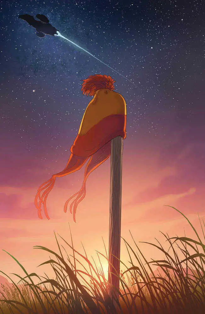 Octopus-like creature on pole in All New Firefly Big Damn Finale #1 trading cards design