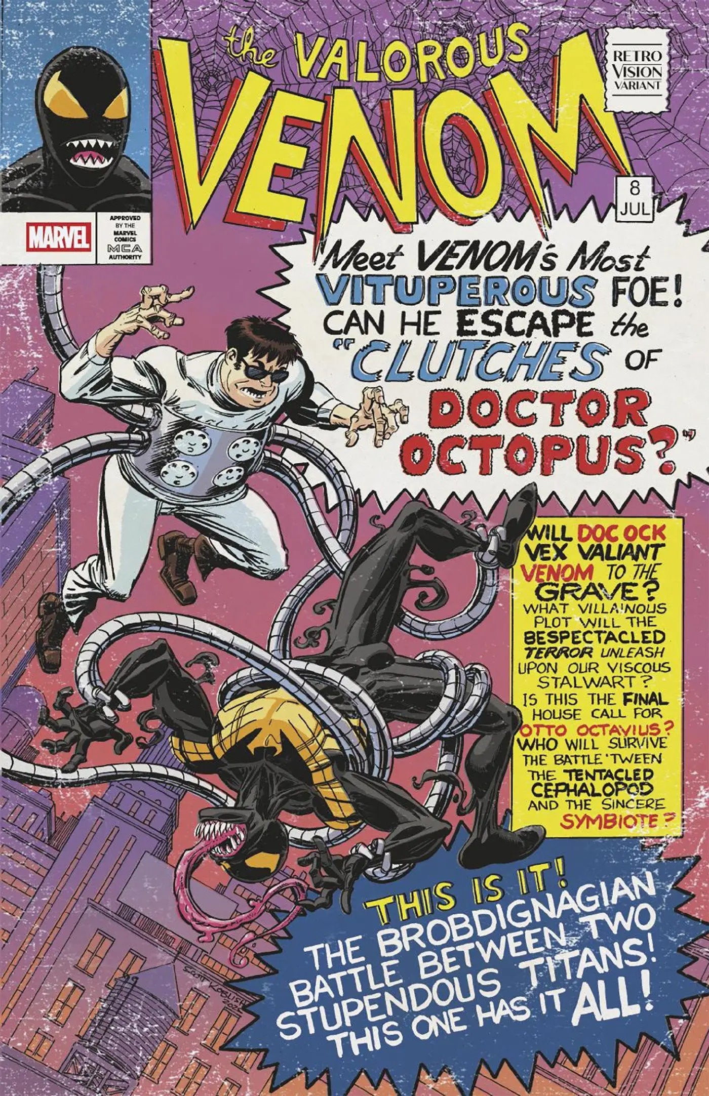 All-New Venom #8 Scott Koblish Retrovision Variant - Comic Book