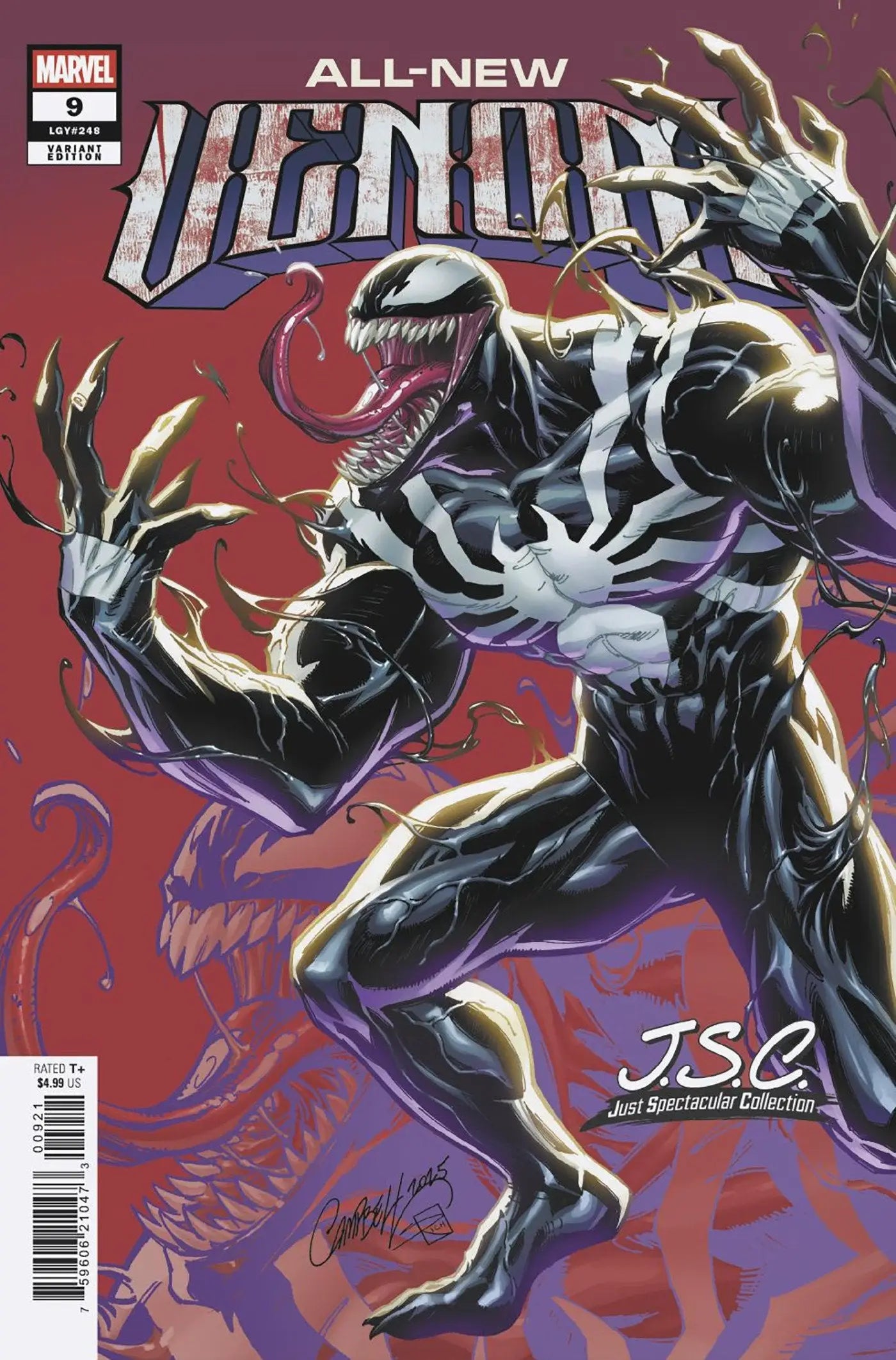 All-New Venom #9 J. Scott Campbell Just Spectacular Collection Variant - Comic Book