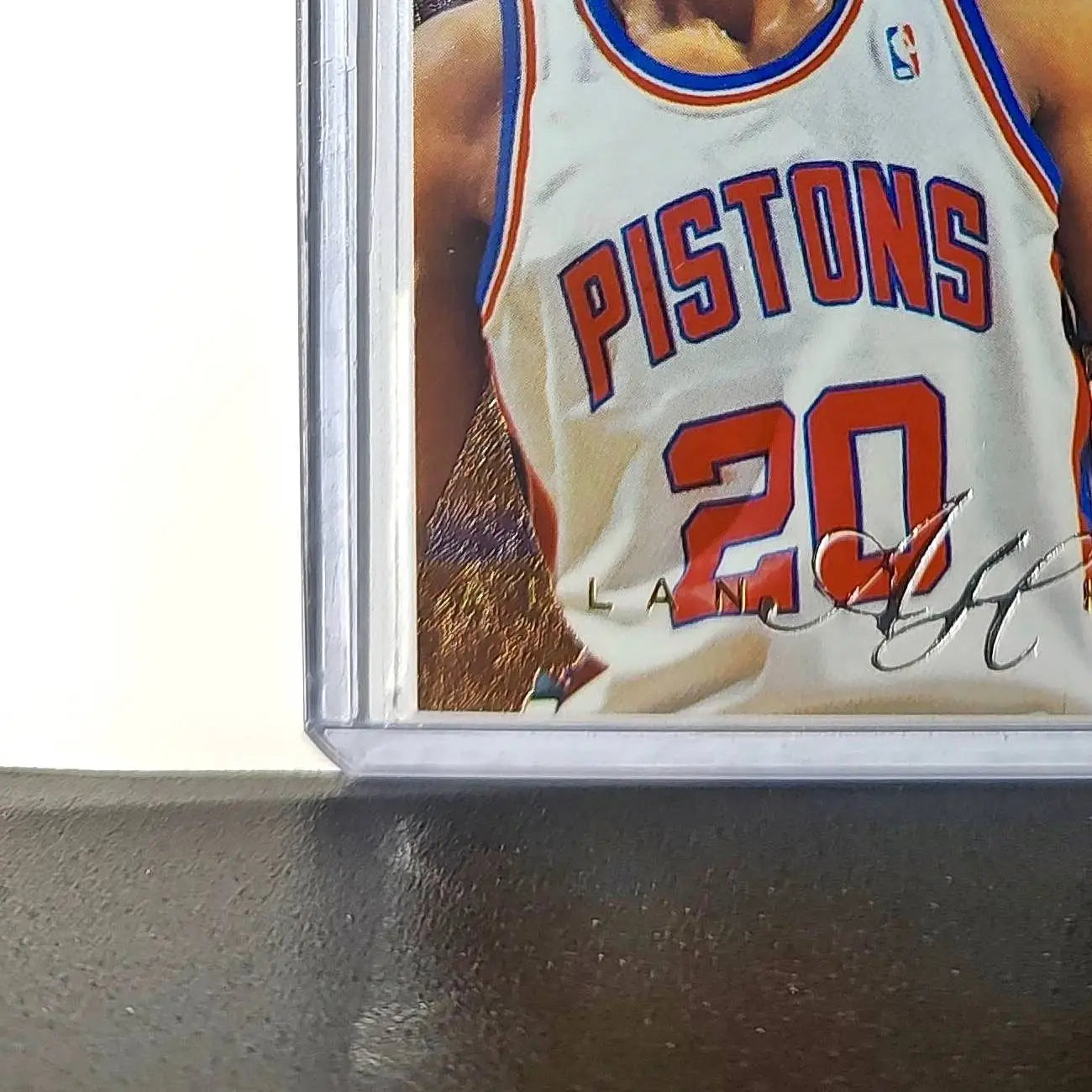 Allan Houston 1995-96 Flair NBA #38 Card Detroit Pistons