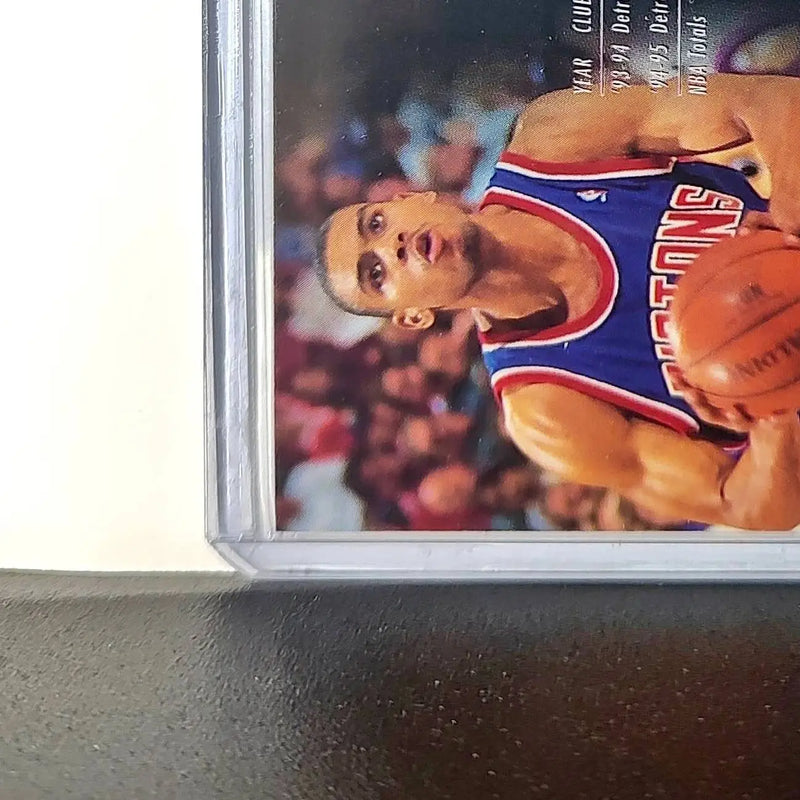 Allan Houston 1995-96 Flair NBA #38 Card Detroit Pistons