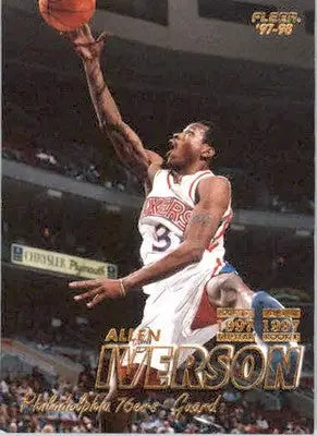 Allen Iverson - 1997-98 Fleer - #3 - Basketball - Basketball Card Single