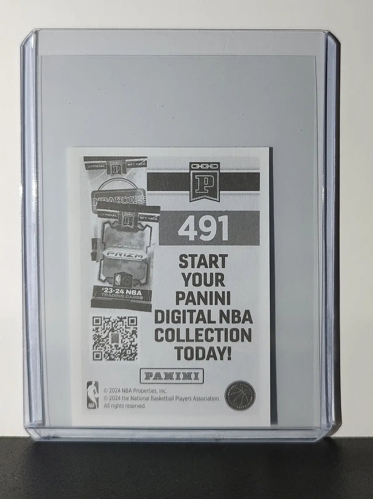 Allen Iverson Legends 2024-25 Panini NBA #491 Sticker Card Philadelphia 76ers