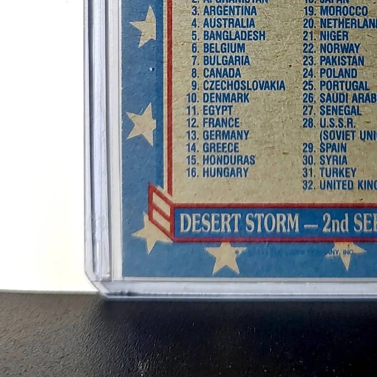 Allied Forces 1991 Topps Desert Storm #146 Card - Non-Sports Card Single