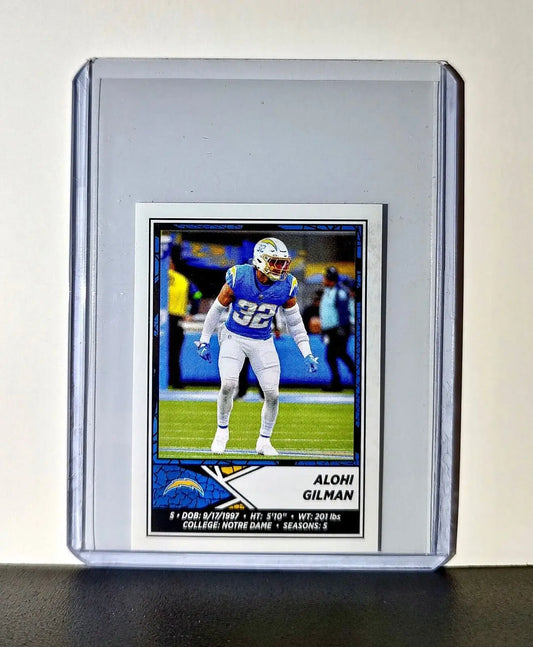 Alohi Gilman 2024 Panini NFL Sticker #295 Los Angeles Chargers - Football Card Single