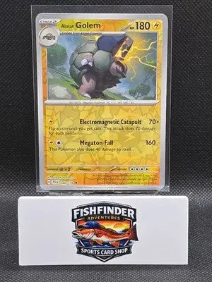 Alolan Golem 046/159 Sv09: Journey Together Reverse Holo - Pokémon Card Single