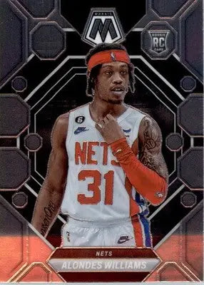 Alondes Williams - 2022-23 Panini Mosaic - #235 - RC Basketball - Basketball Card Single