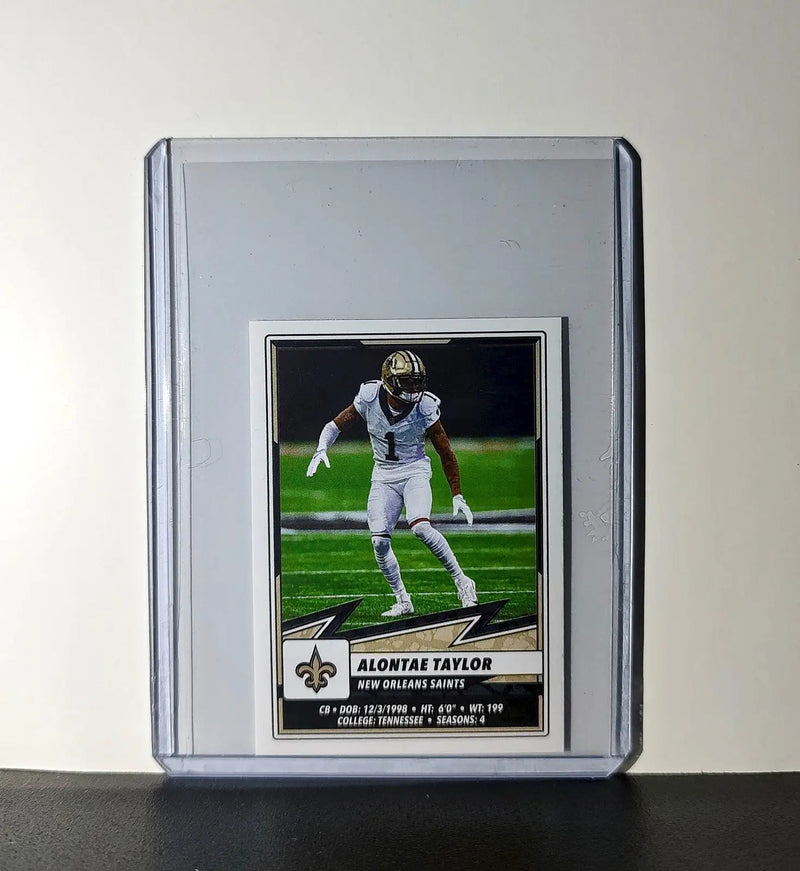 Alontae Taylor 2025 Panini NFL #467 Sticker New Orleans Saints
