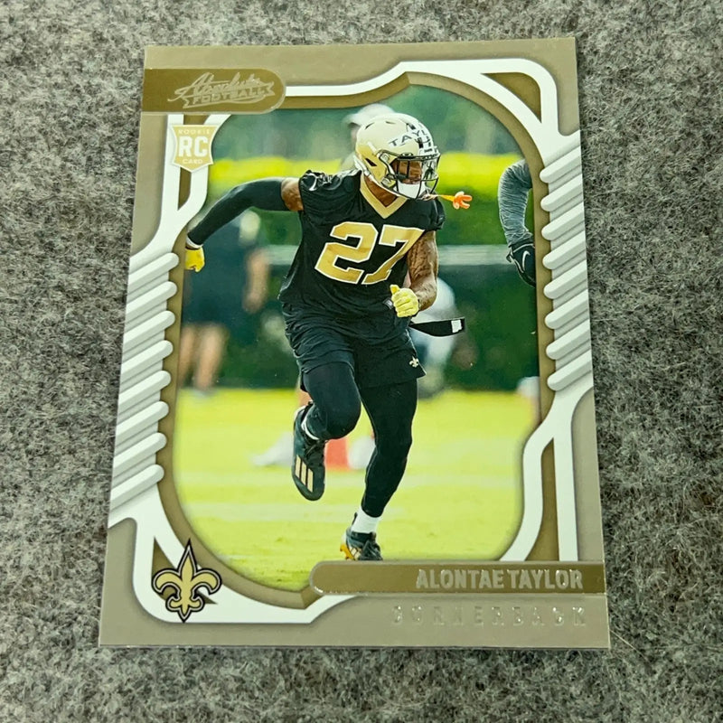 Alontae Taylor Rookie 2022 New Orleans Saints Football Card You Choose Pick Set - 2022 Panini Absolute #143 (RC)