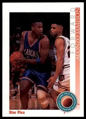 Alonzo Jamison 1992 Star Pics #42 Kansas Jayhawks - Basketball Card Single