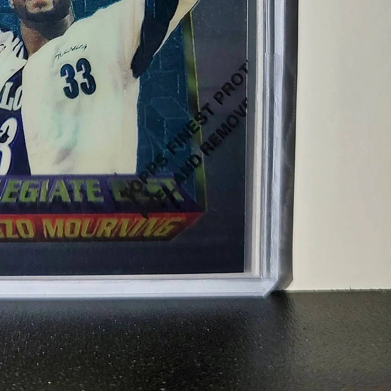 Alonzo Mourning 1994-95 Topps Finest #230 Collegiate Best - Basketball Card Single