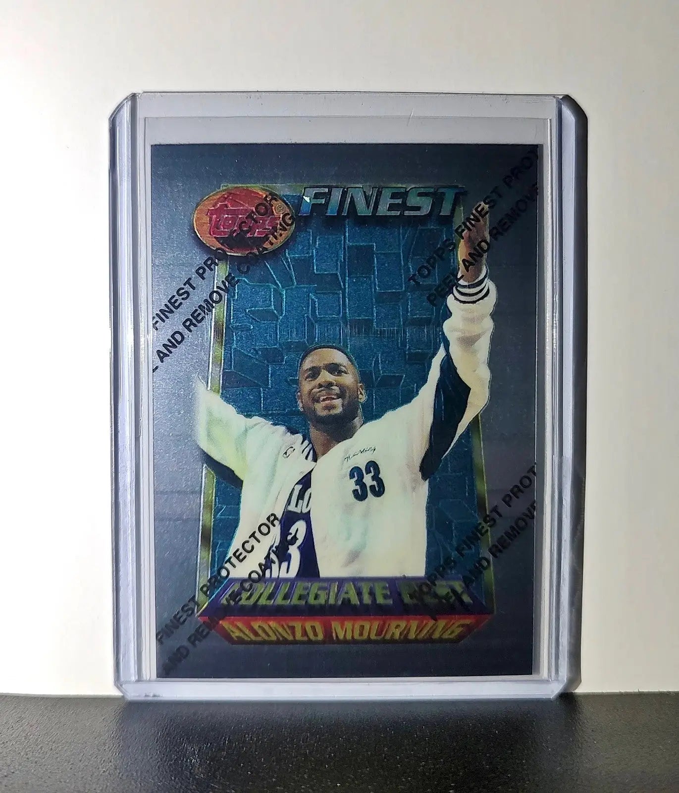 Alonzo Mourning 1994-95 Topps Finest #230 Collegiate Best - Basketball Card Single